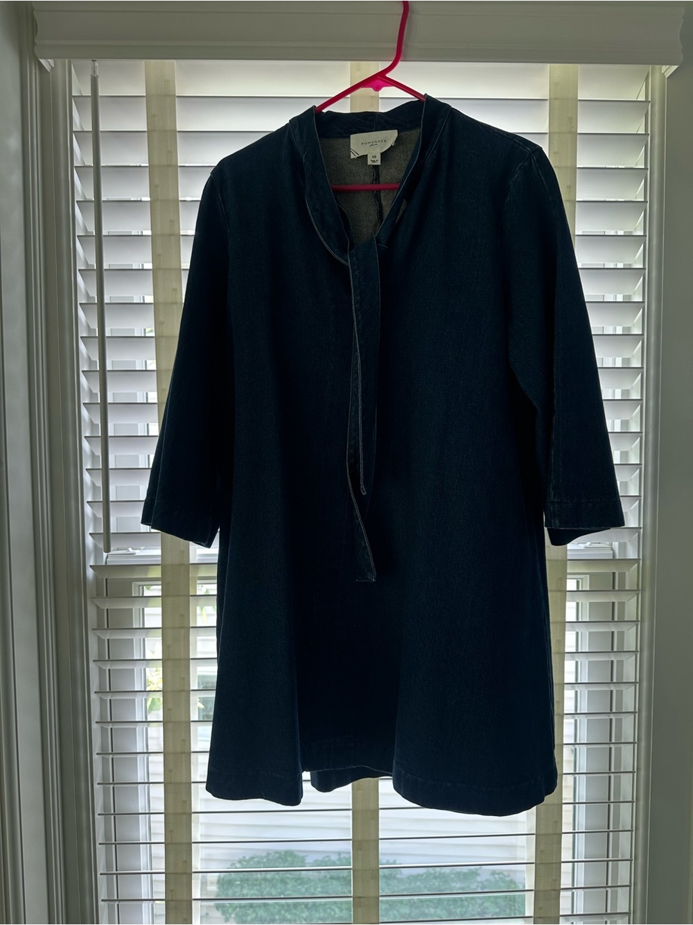 Tuckernuck Pomander Place Denim Tie-Neck Marsella Dress